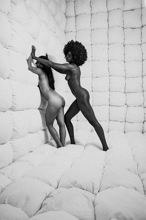 Liberation through embodied practice - artistic black and white photograph