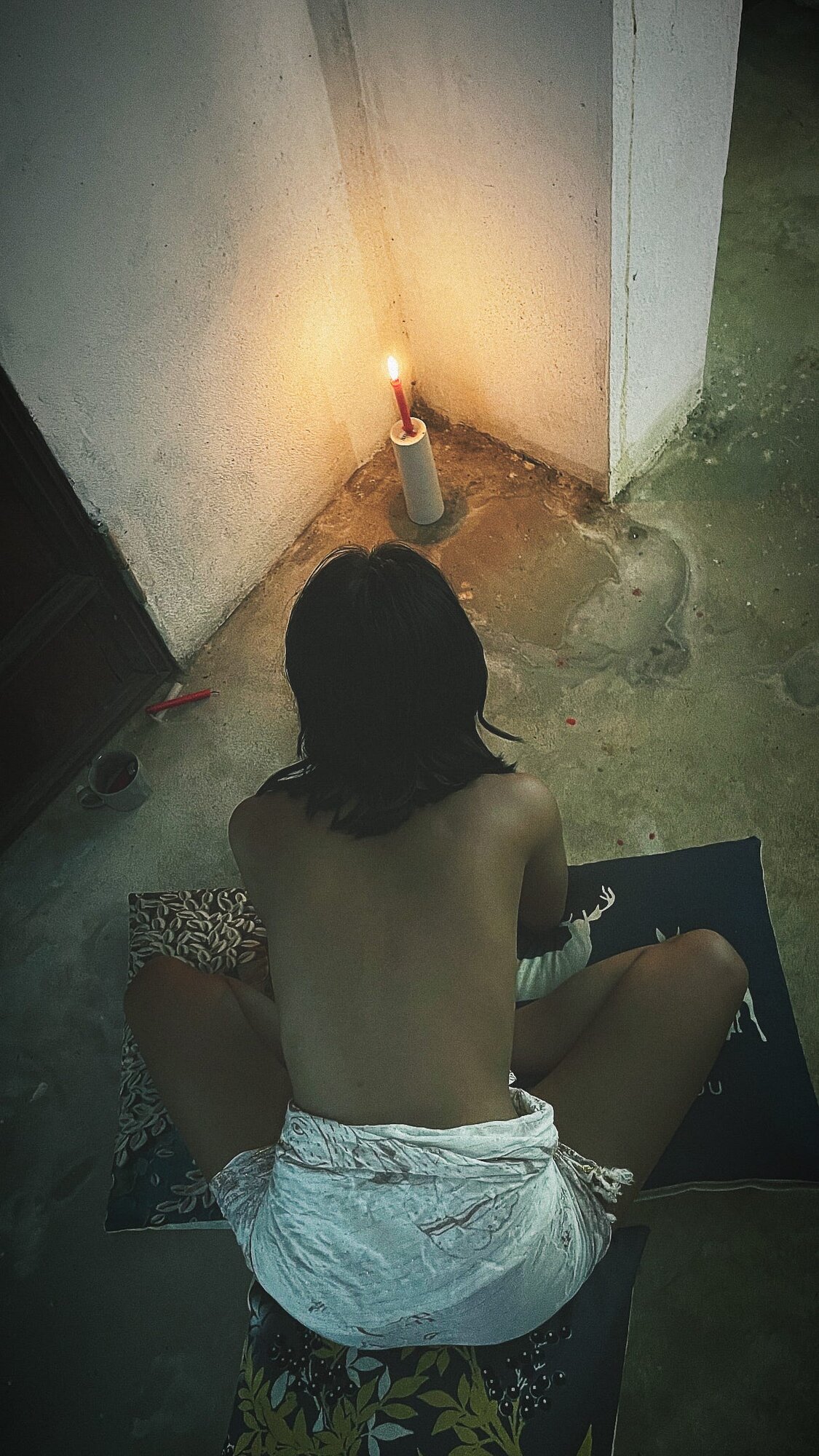 magical candle ritual performed in some Forbidden Yoga retreats with select clients