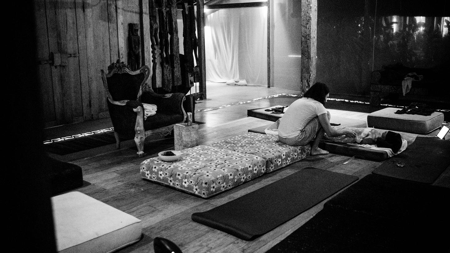 Spiritual teaching and guidance session for sensual massage techniques