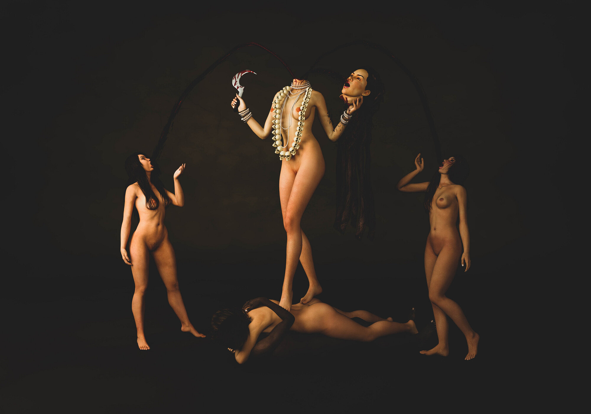 Spontaneous awakening and sensual teaching moment during de-coupling retreat