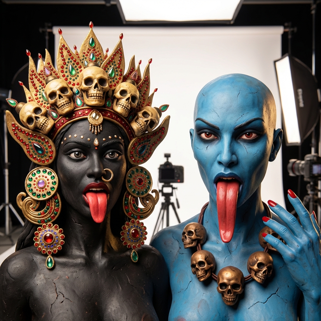 What is Tantra - Tantric goddess artwork representing the divine feminine Shakti in the tradition of Indian Tantra